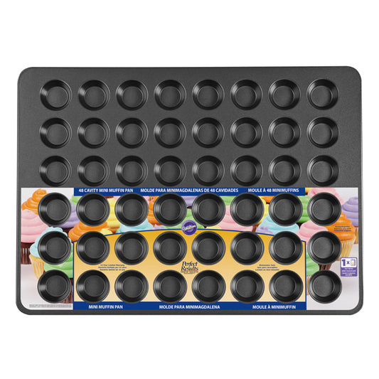 תבנית מיני מאפינס 48 שקעים Wilton