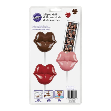 שבלונה לשוקולד על מקל שפתיים Wilton