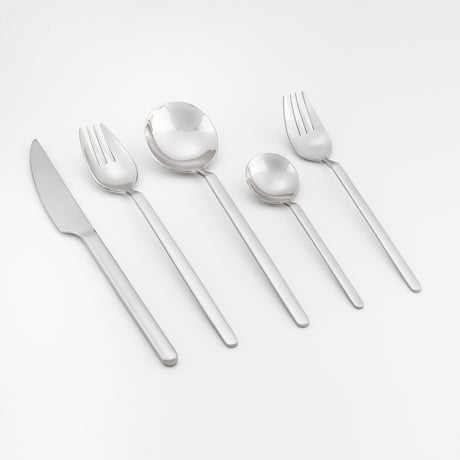 כפית תה דגם מיכל מכסף