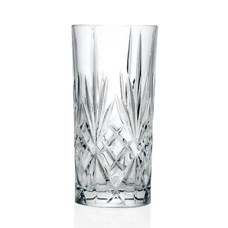 6 כוסות גבוהות 360ml קריסטל RCR MELODIA