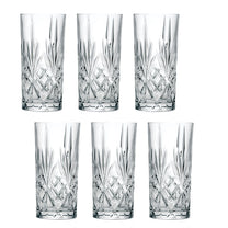 6 כוסות גבוהות 360ml קריסטל RCR MELODIA
