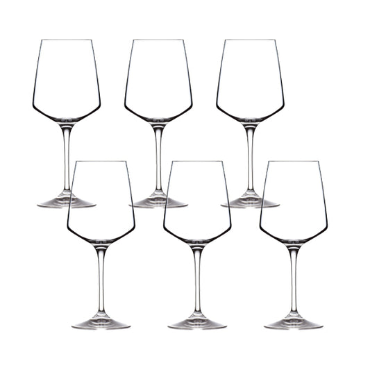 6 כוסות יין 380ml קריסטל RCR ARIA