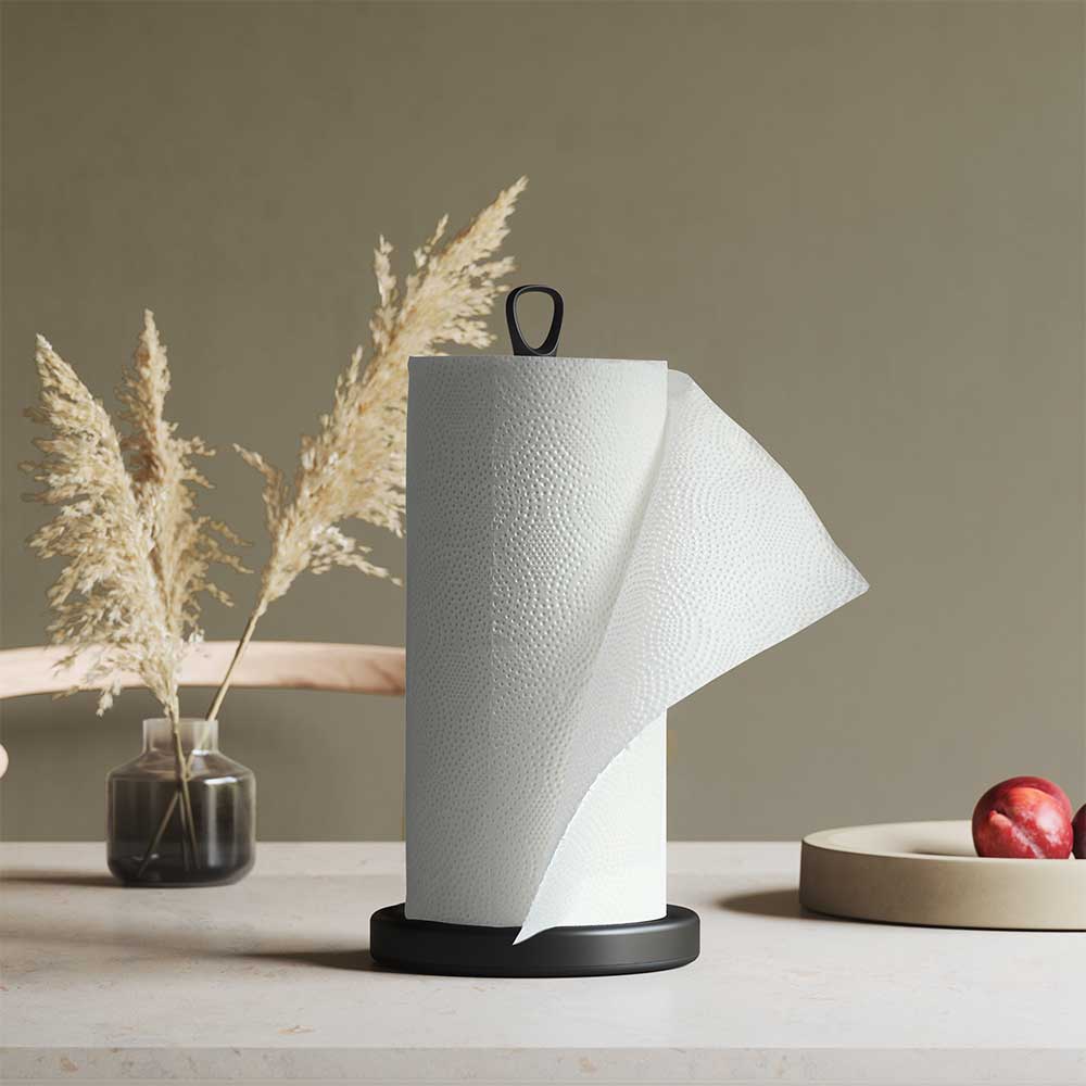 מעמד לנייר סופג RIBBON  שחור UMBRA