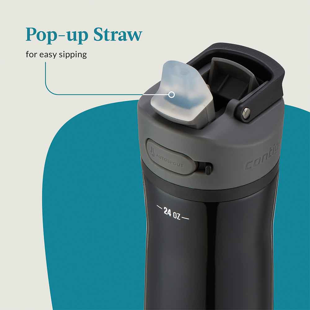 בקבוק מתכת Ashland Chill 2.0 שחור Contigo 720ml