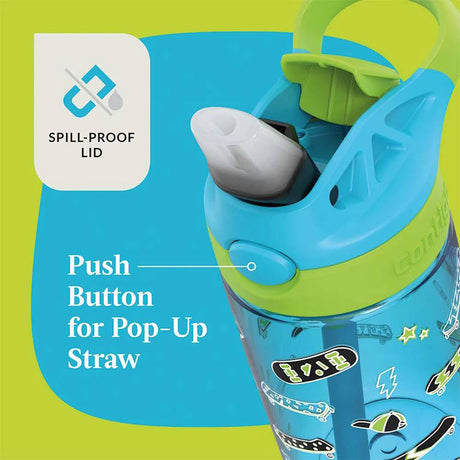 בקבוק שתייה לילדים CLEANABLE 420ml סקייטבורד Contigo Gizmo