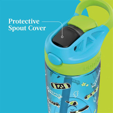 בקבוק שתייה לילדים CLEANABLE 420ml סקייטבורד Contigo Gizmo