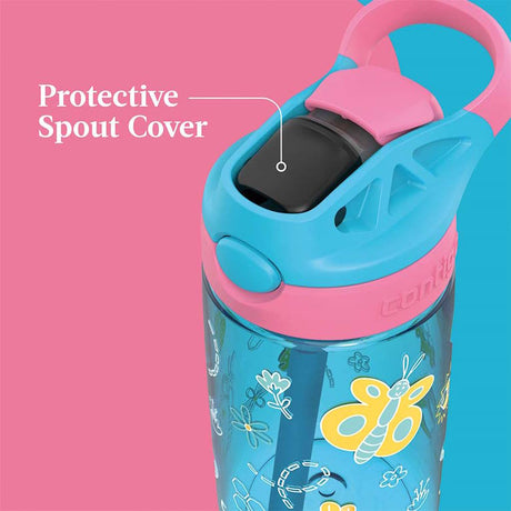 בקבוק שתייה לילדים CLEANABLE 420ml פרפרים Contigo