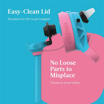 בקבוק שתייה לילדים CLEANABLE 420ml פרפרים Contigo