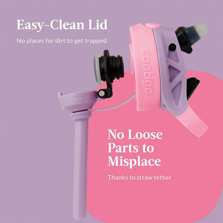 בקבוק שתייה לילדים CLEANABLE 420ml חד קרן Contigo Gizmo