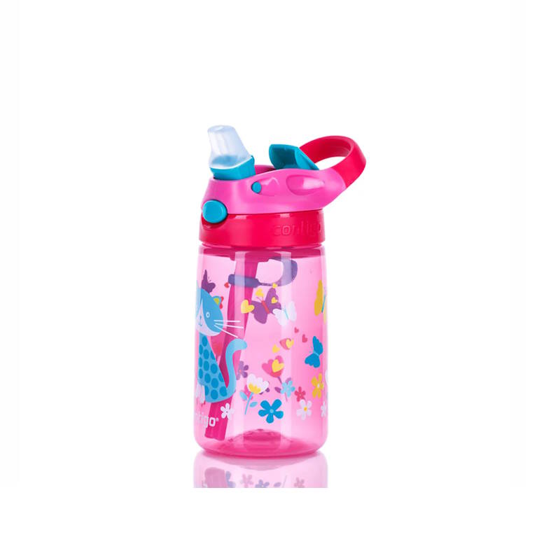 בקבוק שתייה לילדים GIZMO 420ml חתול ורוד Contigo