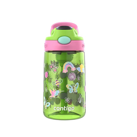 בקבוק שתייה לילדים EASY CLEAN 420ml ירוק פרפרים Contigo Gizmo