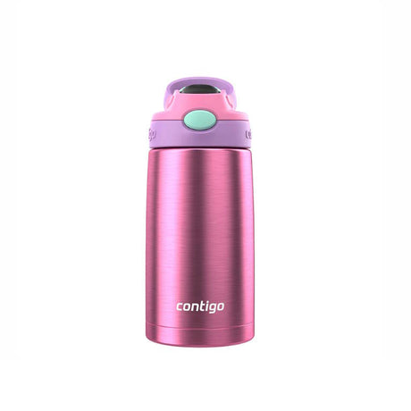 בקבוק מתכת Cleanable 385ml ורוד כהה Contigo