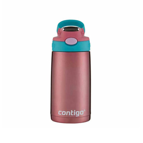 בקבוק מתכת Cleanable 380ml ורוד-טורקיז Contigo