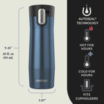 כוס תרמית West Loop 590ml נייבי Contigo