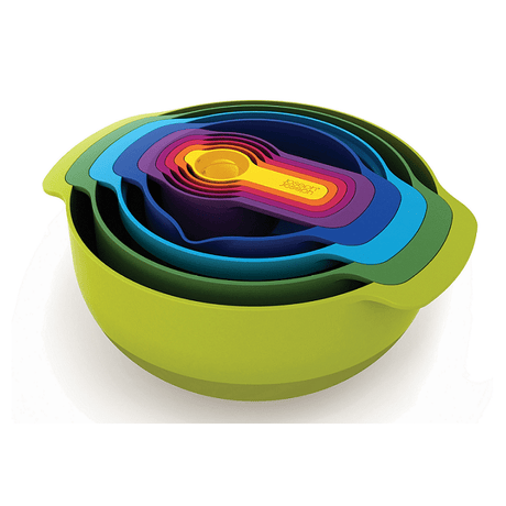 קערות למטבח סט 9 חלקים PLUS NEST צבעוני