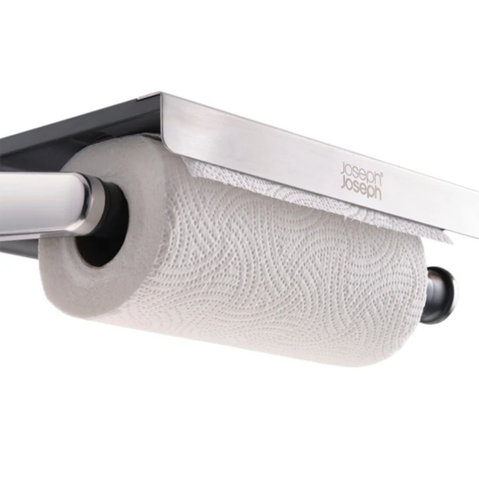 מעמד לנייר סופג לתלייה מתחת למדף RollGrip מבית Joseph Joseph