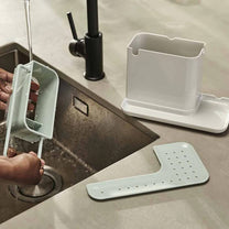 ארגונית לכיור CADDY אפור בהיר/ירוק Joseph Joseph