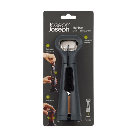 פותחן יין BARSTAR אפור Joseph Joseph