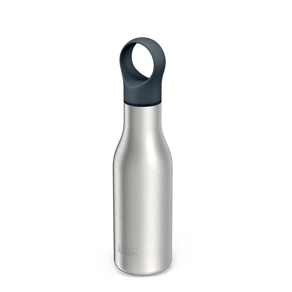 בקבוק שתייה כסוף Joseph Joseph Loop 500ml