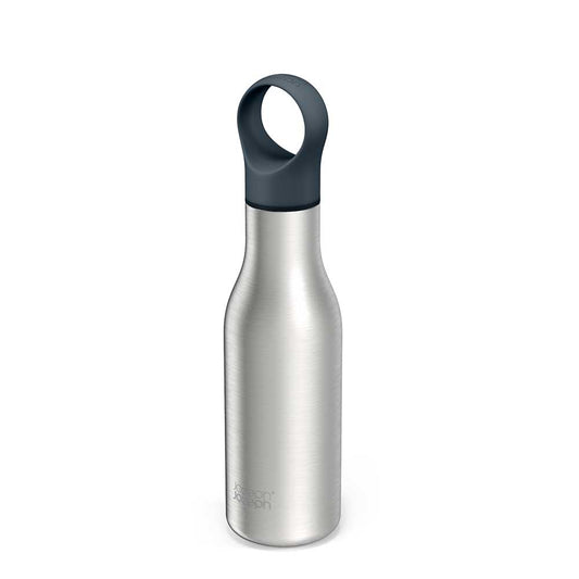 בקבוק שתייה כסוף Joseph Joseph Loop 500ml
