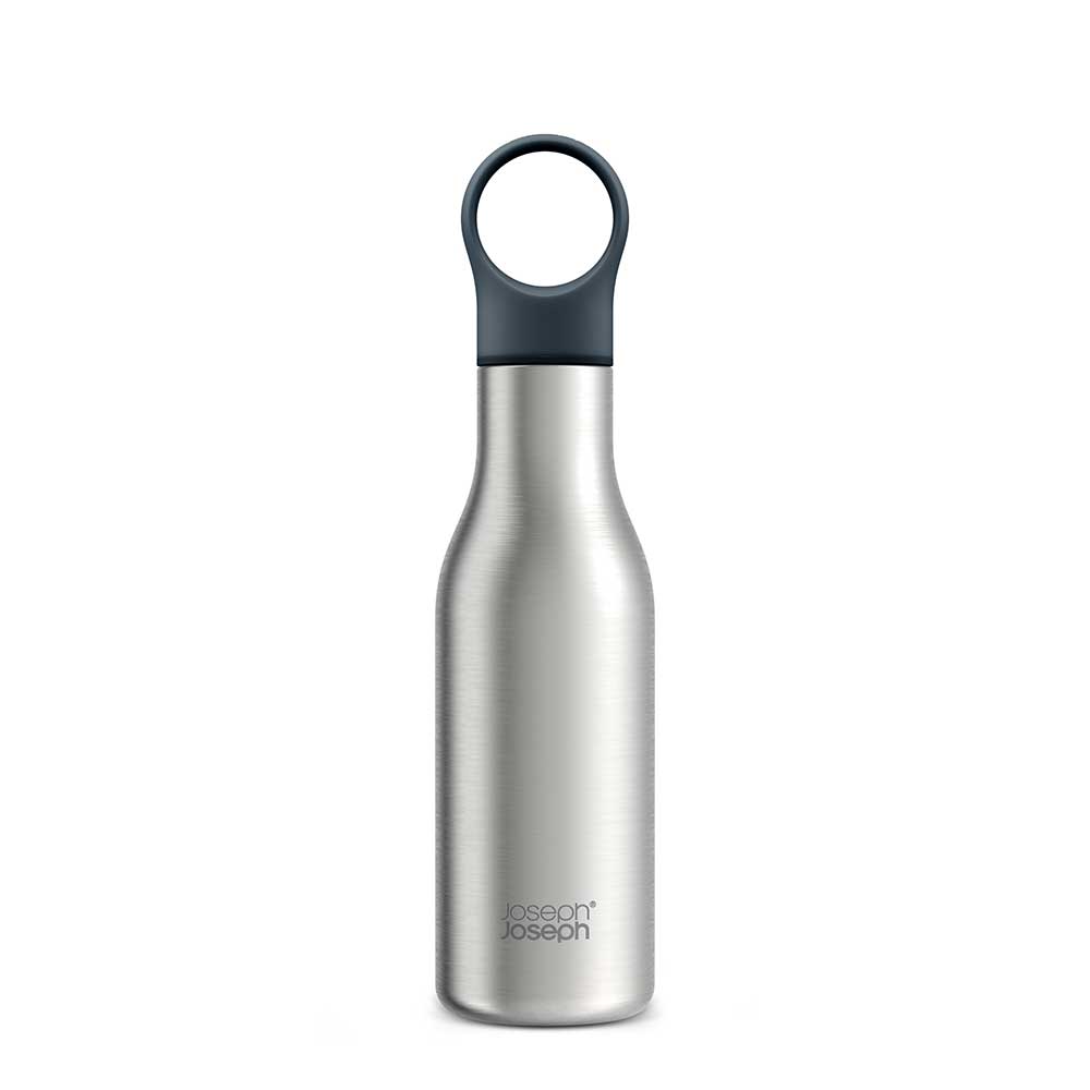 בקבוק שתייה כסוף Joseph Joseph Loop 500ml