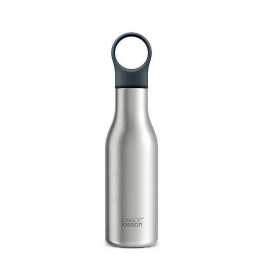בקבוק שתייה כסוף Joseph Joseph Loop 500ml