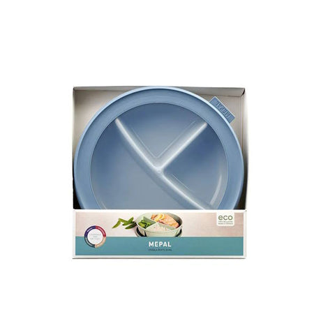 קופסת אוכל Bento מחולקת תכלת Mepal