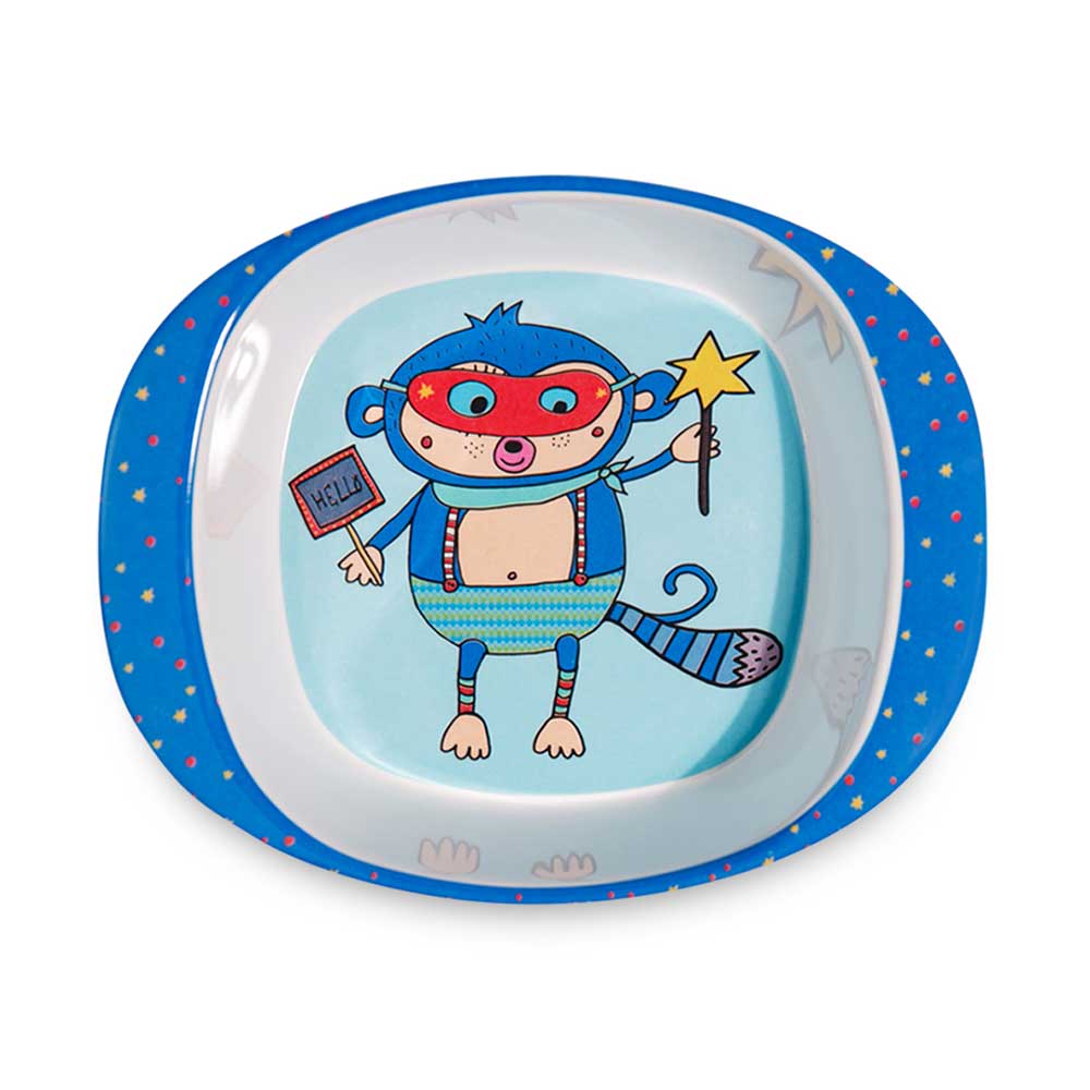 קערה מלמין “קופיף” כחול Supersoso