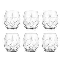 6 כוסות קריסטל 380ml לוויסקי RCR Alkemist