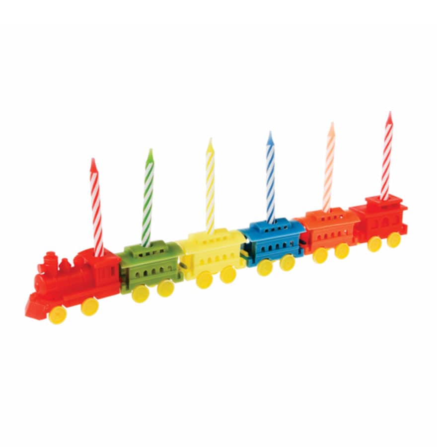 סט 6 נרות ומעמדים רכבת REX