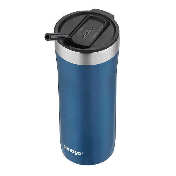 כוס תרמית עם קש Streetervill 720ml כחולה Contigo