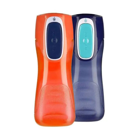 זוג בקבוקים לילדים TREKKER 420ml כחול וכתום Contigo