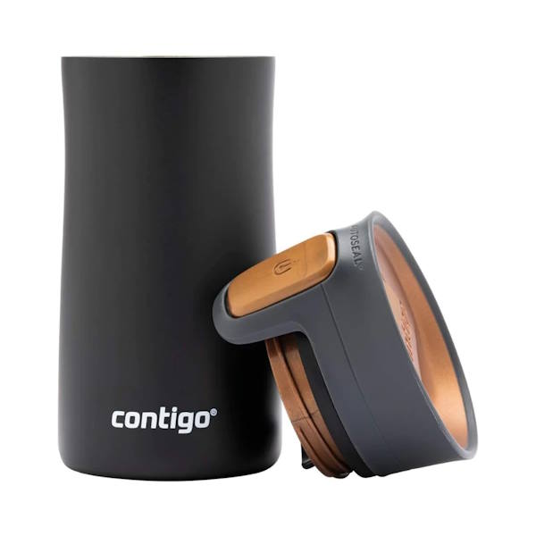 כוס תרמית 300ml שחור-חום Contigo Pinnacle