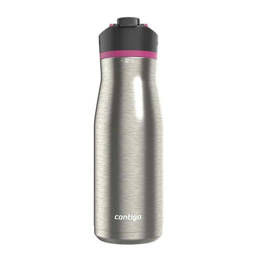 בקבוק מתכת דגם Cortland Chill 946ml פס ורוד Contigo