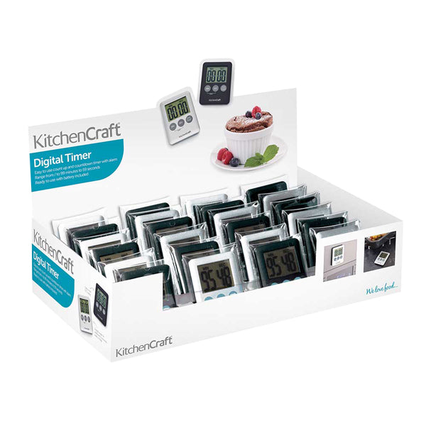 טיימר 100 דק דיגיטלי Kitchencraft