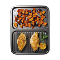 משטח צלייה כפול 39X31 ס"מ Kitchencraft