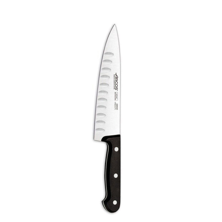 סכין שף רחבה מחורץ Arcos 18cm