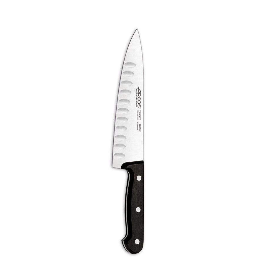סכין שף רחב מחורץ Arcos 20cm