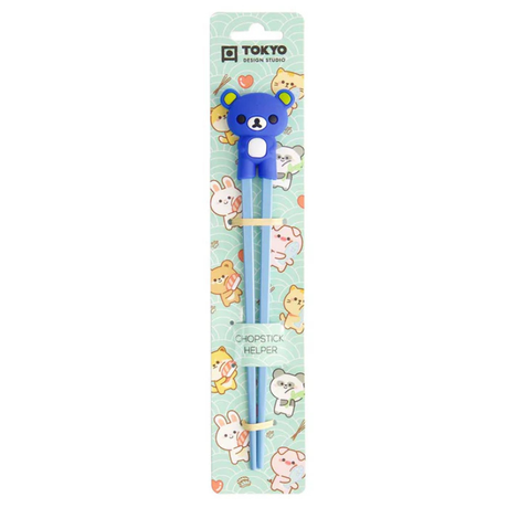 צ'ופסטיקס לילדים LUCKY CAT כחול