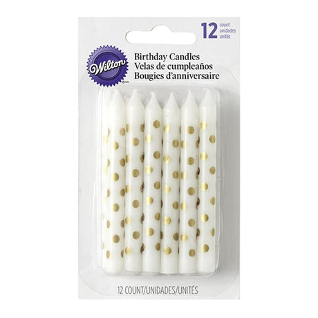נרות נקודות זהב Wilton