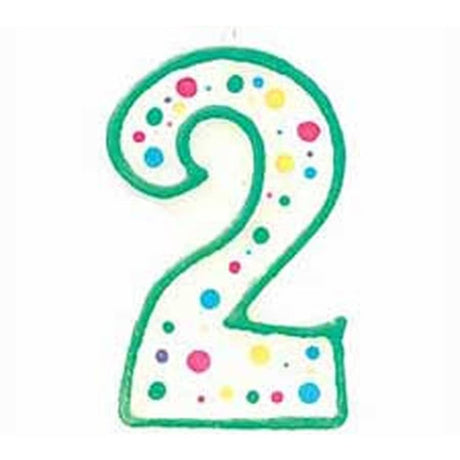 נר מספר 2 ירוק Wilton