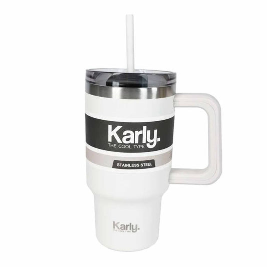 כוס תרמית לבנה KARLY TUMBLER 940ml