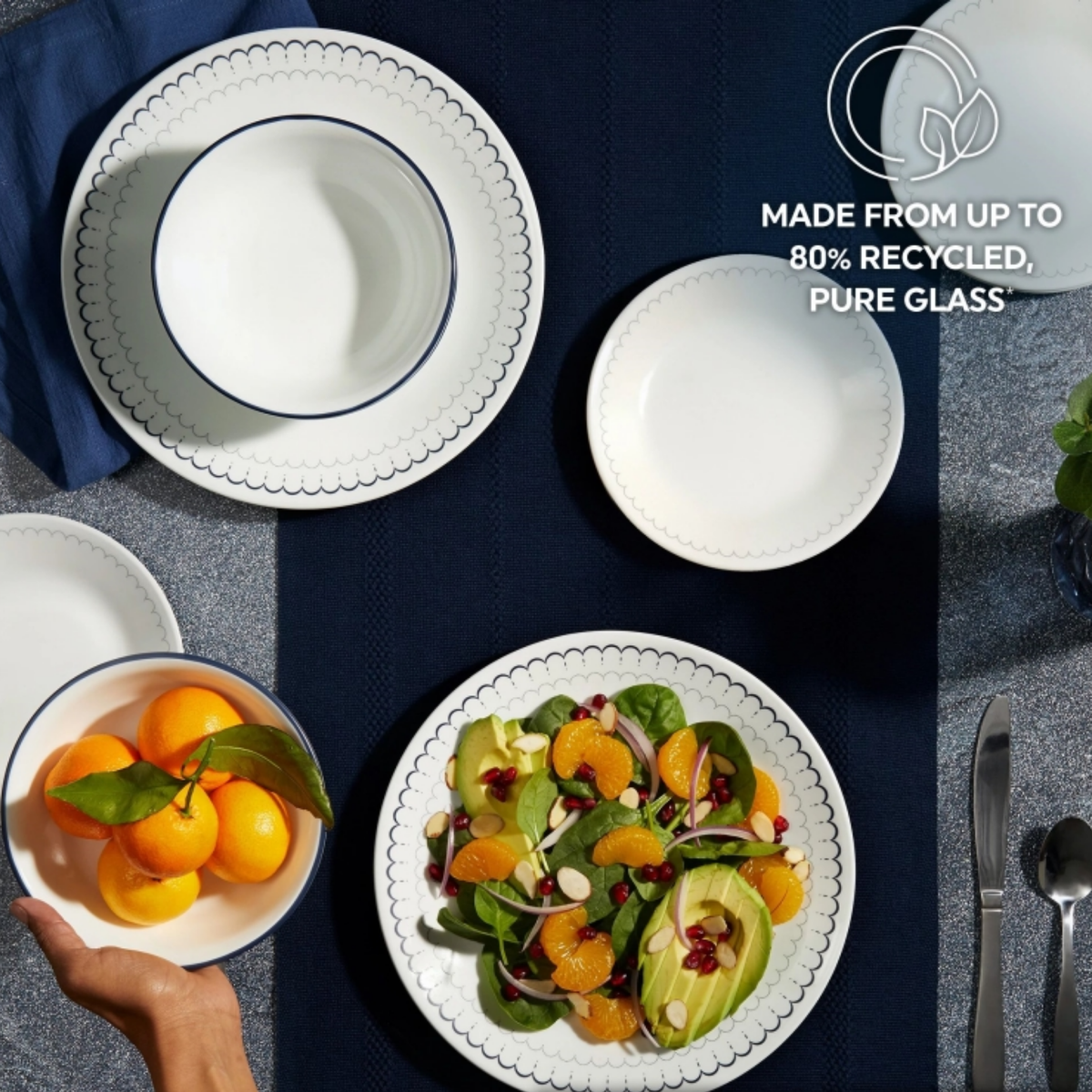 קערת מטבלים 354 מ"ל Caspian מבית CORELLE®