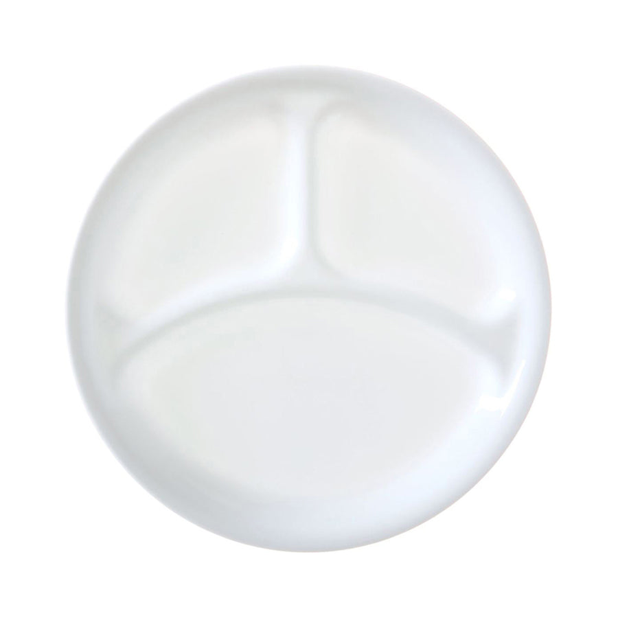 צלחת מחולקת Winter Frost White 21.5cm קורנינג