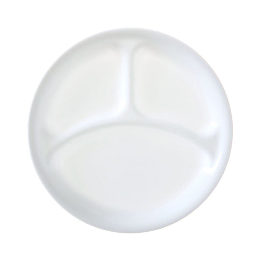 צלחת מחולקת Winter Frost White 21.5cm קורנינג