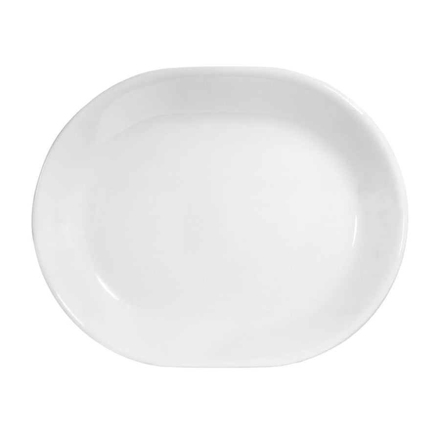 מגש אובלי דגם Winter Frost White קורנינג