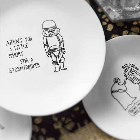 סט 8 צלחות עוגה Star Wars קורנינג