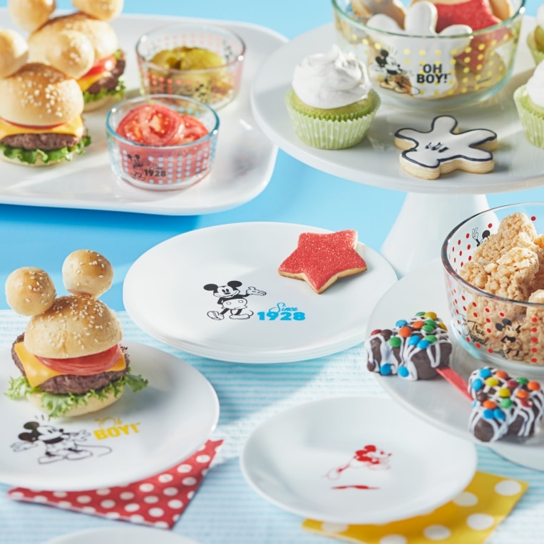 סט 8 צלחות מנה ראשונה Mickey by Disney קורנינג
