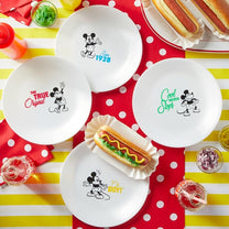 סט 8 צלחות מנה ראשונה Mickey by Disney קורנינג