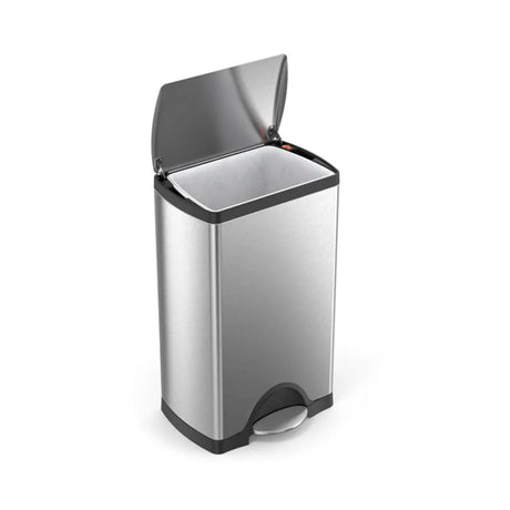 פח אשפה מלבני נירוסטה 38 ליטר simplehuman
